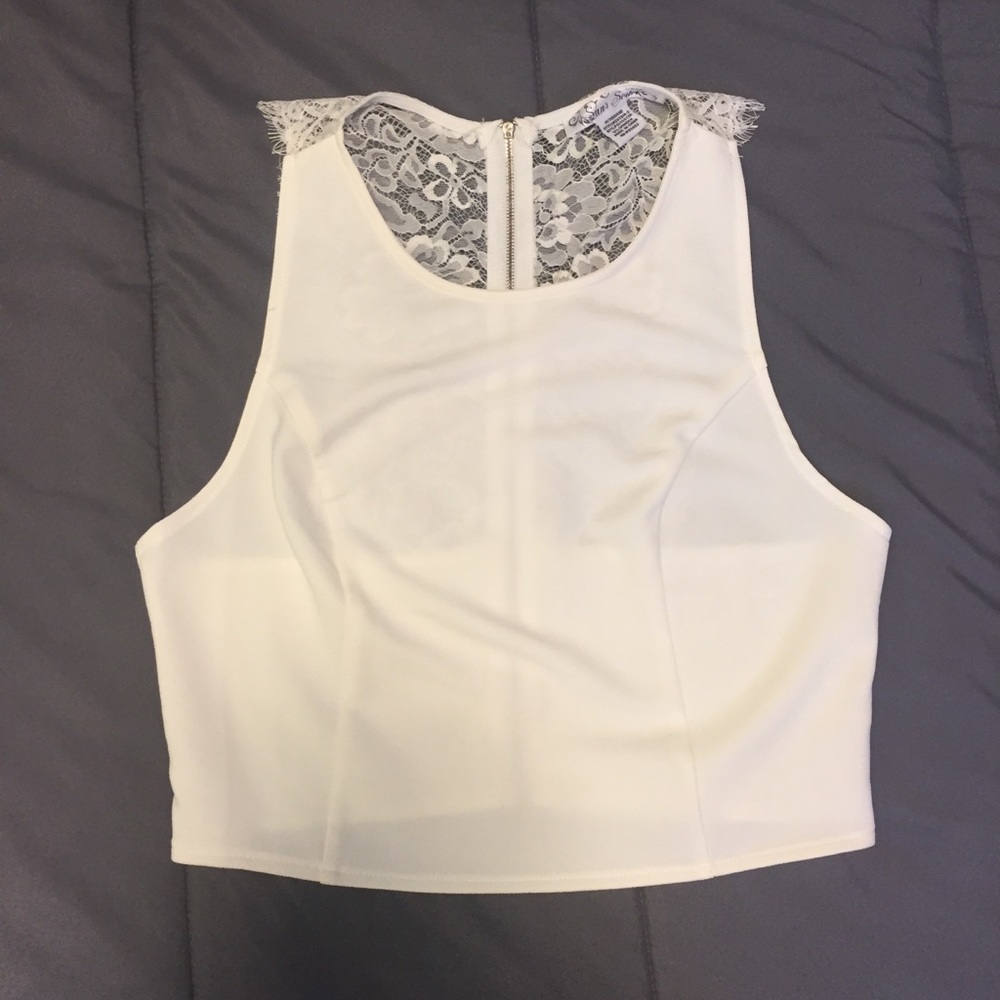 White dress top